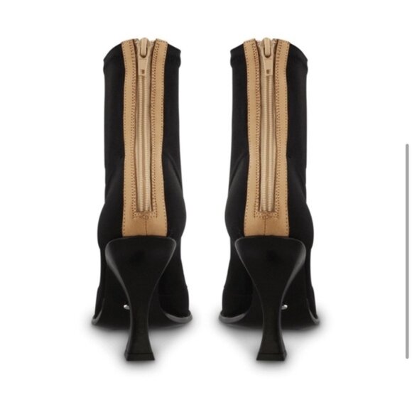 Tony Bianco Two-Tone Stiletto Ankle Booties - Size 5 - Picture 2 of 11